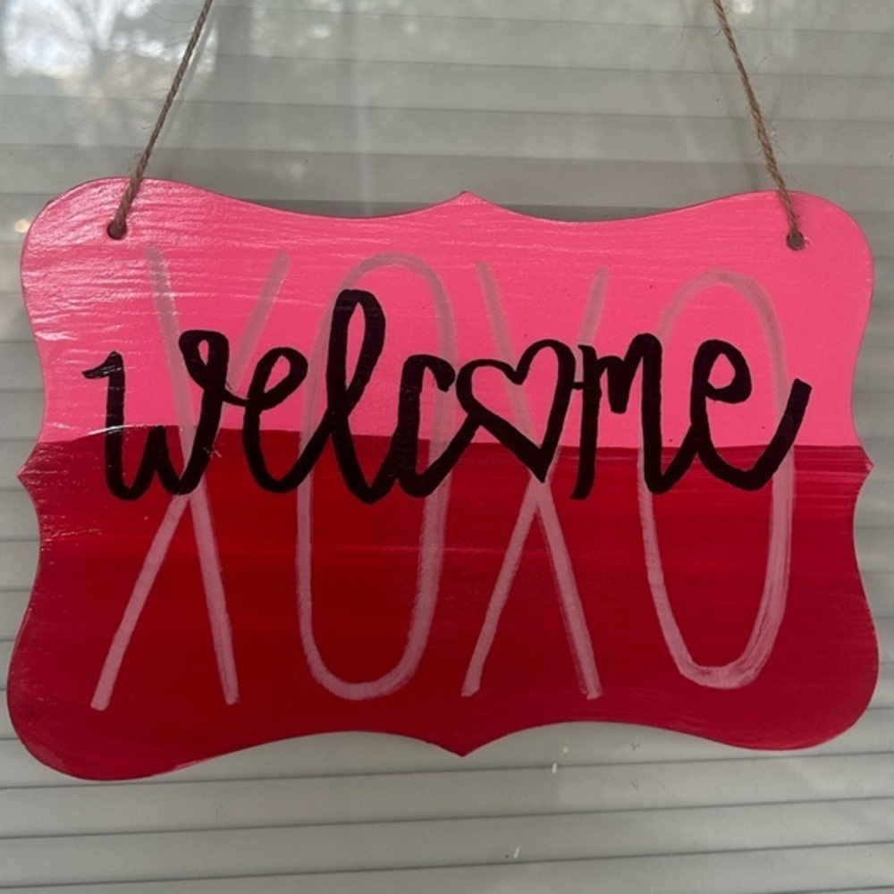 Hand Crafted Welcome Door Sign
